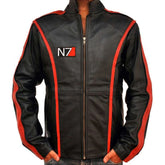 Men's Vintage Black Motorcycle Genuine Sheepskin Leather Jacket